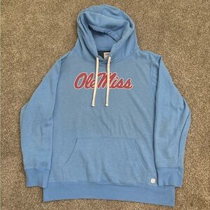 Powder Blue Ole Miss Hoodie - XL